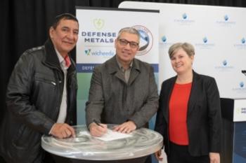 McLeod Lake Indian Band and Defense Metals Corp. Announce Groundbreaking Partnership for Wicheeda Project: https://www.irw-press.at/prcom/images/messages/2024/73289/Defense_011724-2_ENPRcom.001.jpeg