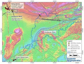 Brunswick Exploration durchteuft bei Bohrungen 47,2 Meter mit 1,66 % Li2O, enthalten in 120,7 Metern mit 1,31 % Li2O: https://www.irw-press.at/prcom/images/messages/2025/81862/Brunswick_181125_DEPRCOM.003.jpeg