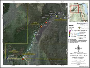 Powermax Minerals Commences Phase 2 Exploration Program at the Cameron Rare Earth Element (REE) Project, British Columbia: https://www.irw-press.at/prcom/images/messages/2025/81569/PMAX_281025_ENPRcom.001.jpeg