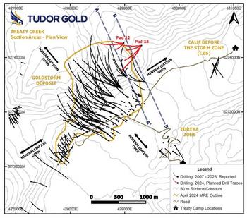 Tudor Gold beginnt 2024 mit Explorationsbohrprogramm in Treaty Creek, Nordwest-British Columbia: https://www.irw-press.at/prcom/images/messages/2024/75548/09052024_DE_TUD-NR-24-082024_de_PRcom.001.jpeg