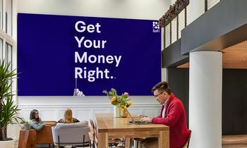 Is SoFi Stock a Once-in-a-Generation Investment Opportunity While It's Below $10?: https://g.foolcdn.com/editorial/images/778587/sofi-office-shot-with-sofi-branding-poster-in-background.jpg