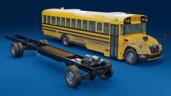 Blue Bird to Offer Electric Repower Option for Gasoline- and Propane-Powered School Buses: https://mms.businesswire.com/media/20220803005655/en/1533636/5/Blue_Bird_Vision_Bus_EV_Repower_08-2022_FINAL.jpg
