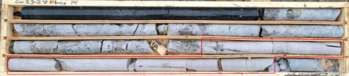 Patriot entdeckt neue hochgradige Zone im Spodumen-Pegmatit CV13 in der Liegenschaft Corvette, Quebec, Kanada: https://www.irw-press.at/prcom/images/messages/2023/72307/Patriot_181023_DEPRcom.003.png