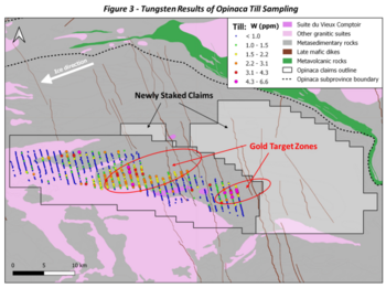 Targa Announces 5km-Long Gold Anomaly from Opinaca Till Sampling: https://www.irw-press.at/prcom/images/messages/2024/73269/TargaPROpinacaTill%20Results_PRcom.003.png