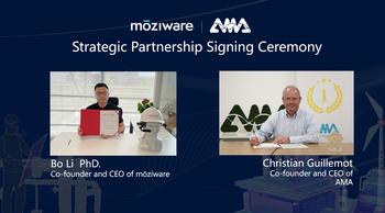 AMA and moziware to Revolutionize Remote Collaboration for Frontline Workers by Bringing On & Live on Cimo Next-gen Smart Glasses: https://mms.businesswire.com/media/20220905005199/en/1561183/5/Signing_ceremony.jpg