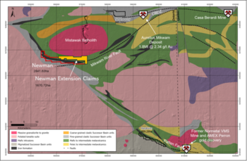 Centurion Identifies High Quality Gold Targe-Casa Berardi West Project; Acquires Additional Claims: https://www.irw-press.at/prcom/images/messages/2024/74352/CTN_042424_ENPRcom.002.png