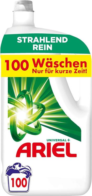 Ariel Flüssigwaschmittel Universal+ Jetzt um 31% Günstiger – Sichere Dir Strahlend Saubere Wäsche zum Schnäppchenpreis!: https://m.media-amazon.com/images/I/71MbBU8t--L._AC_SL1500_.jpg