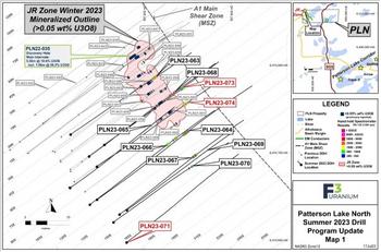 F3 Hits Mineralization within 8m of the Athabasca Unconformity: https://www.irw-press.at/prcom/images/messages/2023/71351/2023-07-17-F3%20trifft%20auf%20Mineralisierung_PRcom.003.jpeg