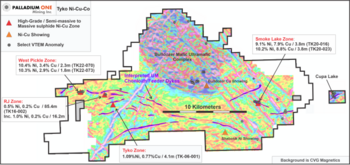 Palladium One Initiates 2023 Exploration Program and Expands the Tyko Nickel - Copper Project, Canada : https://www.irw-press.at/prcom/images/messages/2023/69024/Palladium_260123_PRCOM.001.png