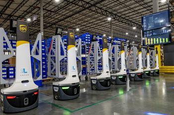 Prediction: UPS Will Thrive in the AI Boom. Here's the Key Factor Driving Growth.: https://g.foolcdn.com/editorial/images/834840/automated-warehouse-robotsoriginal.jpg