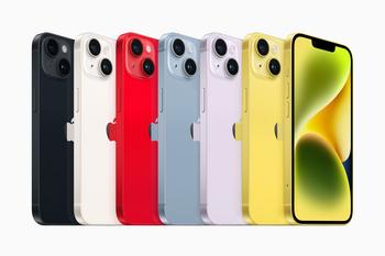 1 Green Flag and 1 Red Flag For Apple Stock: https://g.foolcdn.com/editorial/images/731178/apple-iphone-14-color-lineup-230307.jpg