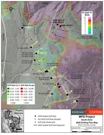 Kodiak Completes Shallow Infill Drilling at West and South Zones, Initial Resource Estimate Underway: https://www.irw-press.at/prcom/images/messages/2025/81107/2025-09-22Kodiak_ENG.004.jpeg