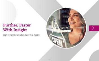 Insight 2024 Corporate Citizenship Report Reflects Focus on Using Tech for Good: https://mms.businesswire.com/media/20240411140625/en/2095335/5/Cover_2024_CCR.jpg