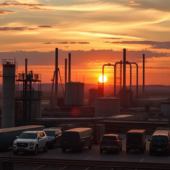 Neue Studie von Rackspace Technology sieht Hybrid Cloud und KI-Integration als Haupttreiber für IT-Innovationen im Jahr 2025Photo, wide shot, wide-angle lens,  Diversified industrial company, sunset photo at golden hour, photo by Ansel Adams: https://img.midjourneyapi.xyz/temp/3bc2ecaa-ddda-4d9f-865e-4df253bbd22f.png