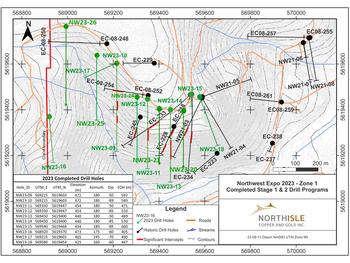 Phase 2 Drilling at Northwest Expo Extends Strike of Gold-Enriched Zone 1 to 600m: https://mms.businesswire.com/media/20231127947943/en/1953320/5/Figure_1.jpg