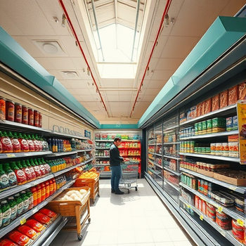 Siemens Energy Aktie: Dividende kehrt zurückPhoto, wide shot, wide-angle lens,  Grocery store, Midday, harsh overhead sunlight, directional sunlightt, photo by Thomas Heaton: https://img.midjourneyapi.xyz/temp/9a6c3fc6-53ff-4c6e-848b-263660ac3eb0.png