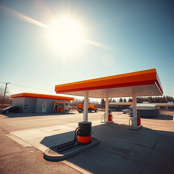 Schweizer Sicherheitspionier 3D AG führt soorce3D ein, um Kreislaufwirtschaft zu beschleunigen und EU-Vorschriften für digitale Produktpässe zu erfüllenPhoto, wide shot, wide-angle lens,  Gas company, Midday, harsh overhead sunlight, directional sunlightt, photo by Peter Lik: https://img.midjourneyapi.xyz/temp/07ff6859-914a-4fdd-8473-abdbac8978f6.png