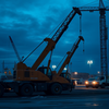 Boeing: Eine potenzielle Kaufgelegenheit in turbulenten ZeitenPhoto, wide shot, wide-angle lens, Construction equipment, Blue hour, twilight, cool, ISO1200, slow shutter speed, photo by Edward Burtynsky: https://img.midjourneyapi.xyz/temp/96af5505-e3c8-4496-bbb7-e4a5eba91e77.png