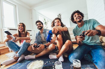 Why Nintendo Stock Is Surging Today: https://g.foolcdn.com/editorial/images/841369/video-games-gamer-friends-happy-fun.jpg
