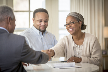 Investing in the S&P 500 Is Still a Good Idea, but Here Are 2 Safer Ways to Do It: https://g.foolcdn.com/editorial/images/839706/a-couple-shaking-hands-with-an-advisor.jpg