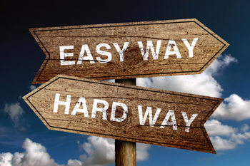 3 Stocks That Could Be Easy Wealth Builders: https://g.foolcdn.com/editorial/images/842759/getty-easy-hard-signs-index-funds-investing-difficult.jpg