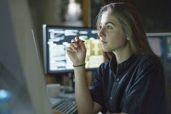 How Does Tesla Make Money?: https://g.foolcdn.com/editorial/images/841746/person-looking-thoughtfully-at-screen-computer.jpg