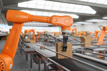 This Robotics ETF Is Poised for 400% Growth in the Next 10 Years: https://g.foolcdn.com/editorial/images/843862/logistics-warehouse-robotic-arm.jpg