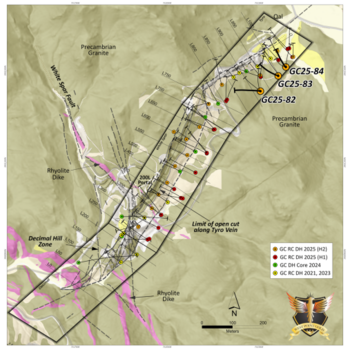 West Point Gold Expands Northeast Tyro to Depth and to the North, Drilling 24.4 m of 5.92 g/t Au from 120.4 m and 16.8 m of 8.3 g/t from 158.5 m : https://www.irw-press.at/prcom/images/messages/2025/82249/WPG_171225_PRcom.001.png