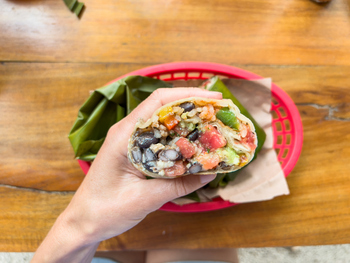 Is There a Future For Chipotle Mexican Grill?: https://g.foolcdn.com/editorial/images/847518/looking-down-eating-burrito.jpg