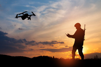 Why Kratos Defense Stock Powered Higher Today: https://g.foolcdn.com/editorial/images/849555/soldier-operating-quadcopter-drone-against-a-sunset.jpg