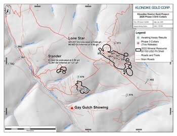 Klondike Gold Intersects 28.67 g/t Au over 0.5 Meter and 23.74 g/t Au over 1.0 Meter Within 1.06 g/t Au over 32.5 Meters at Lone Star Zone: https://www.irw-press.at/prcom/images/messages/2026/82389/2026-01-07_Klondike_PRcom.002.jpeg