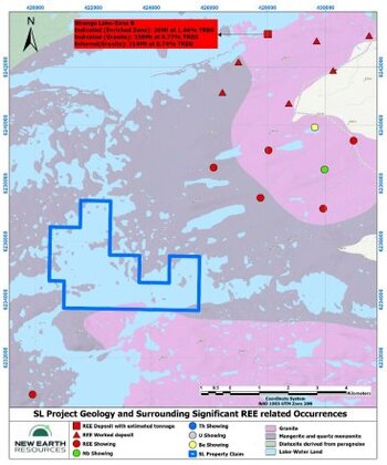 New Earth Resources kündigt umfassendes Explorationsprogramm für sein Seltenerdmetallprojekt SL an: https://www.irw-press.at/prcom/images/messages/2026/82397/EATH_010826_DEPRcom.002.jpeg