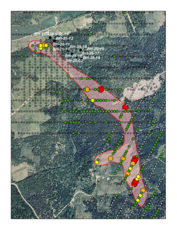 Antimony Resources Corp. (CSE: ATMY) (OTCQB: ATMYF) (FWB: K8J0) meldet weitere massive antimonhaltige Stibnitvorkommen („Sb“) mit 8,48 % Sb über 3,0 Meter und 2,07 % Sb über 27,05 Meter: https://www.irw-press.at/prcom/images/messages/2026/82420/Antimony_090126_DEPRCOM.003.png