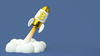 Is Bitcoin a Millionaire Maker?: https://g.foolcdn.com/editorial/images/850996/toy-spaceship-with-bitcoin-logo-launching.jpg