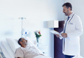 Here's What a Hospital Stay Might Cost Medicare Enrollees in 2026: https://g.foolcdn.com/editorial/images/850926/doctor-with-older-male-patient-gettyimages-493216281.jpg