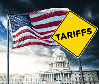 A Big Ruling Is Looming on President Trump's Tariffs. This Magnificent ETF Can Help You Hedge Against Any Potential Stock Market Turmoil.: https://g.foolcdn.com/editorial/images/851617/a-tariff-sign-standing-in-front-of-a-flying-american-flag.jpg