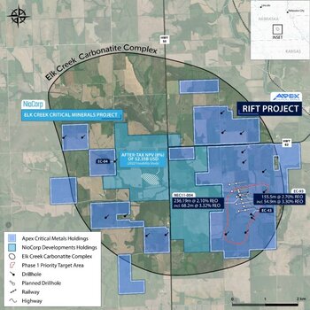 Apex fasst die bisherigen Fortschritte auf dem Seltenerdmetallprojekt Rift zusammen und gibt einen Ausblick auf 2026 : https://www.irw-press.at/prcom/images/messages/2026/82551/Apex_190126_DEPRCOM.001.jpeg