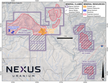 Nexus Uranium Continues South Dakota Expansion with RC Uranium Claims Acquisition: https://www.irw-press.at/prcom/images/messages/2026/82557/NexusUranium_190126_PRCOM.001.png