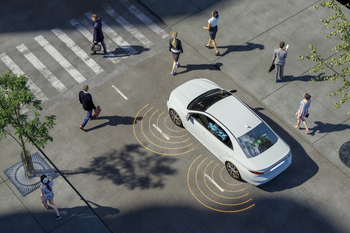 A $10 Trillion Opportunity: Why This Unstoppable Stock Could Be a Better Buy Than Tesla Ahead of the Autonomous Driving Revolution: https://g.foolcdn.com/editorial/images/851880/a-digital-render-of-a-self-driving-car-stopped-at-a-cross-walk-surrounded-by-people.jpg