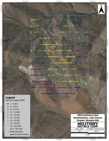 Military Metals Announces 2025 Soil Sampling Delineates 800m Antimony Anomaly, Last Chance Antimony Project, Nevada, USA : https://www.irw-press.at/prcom/images/messages/2026/82615/MilitaryMetals_210126_ENPRcom.001.jpeg