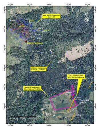 Antimony Resources Corp. (CSE: ATMY) (OTCQB: ATMYF) (FSE: K8J0) Reports More Massive Antimony-bearing Stibnite (“Sb”) of 5.10% Sb over 4.0 meters, 2.15% Sb over 6.85 meters and 2.38% Sb over 9.60 meters: https://www.irw-press.at/prcom/images/messages/2026/82693/Antimony_260126_PRCOM.002.jpeg
