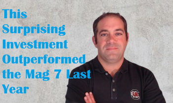 This Investment Outperformed the Magnificent 7 Last Year -- You Won't Believe What it Is: https://g.foolcdn.com/editorial/images/852732/gold-up-78-percent-tile.png