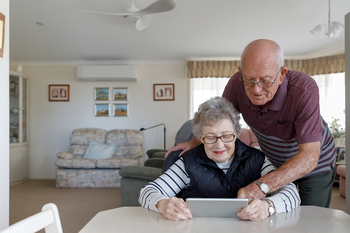 4 Things All Retirees Need to Know About the New Senior Tax Deduction: https://g.foolcdn.com/editorial/images/853598/couple-looking-at-tablet-together.jpg