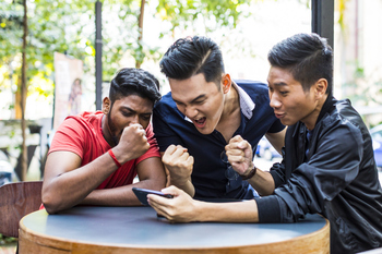 Prediction Markets Are Growing Across the United States. Here Are 3 Companies Tapping Into Their Popularity.: https://g.foolcdn.com/editorial/images/849885/23_09_13-three-people-watching-an-online-video-stream-of-their-favorite-sport-on-a-mobile-device-_mf-dload.jpg