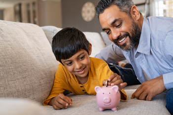 How to Turn $100,000 Into $1 Million for Retirement: 3 Smart Investment Strategies: https://g.foolcdn.com/editorial/images/853915/family-child-saving-piggy-bank-financial-lessons-save-money.jpg