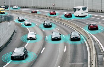 Elon Musk Makes a Bold Claim for Tesla in 2026. It Could Make the Stock a Scorching-Hot Buy.: https://g.foolcdn.com/editorial/images/853989/autonomous-driving-vehicles-on-the-highway.jpg