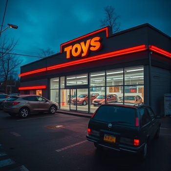 Lululemon Athletica Inc.: Herausforderungen und Chancen im aktuellen MarktumfeldPhoto, wide shot, wide-angle lens,  Toy manufacturer, Blue hour, twilight, cool, ISO1200, slow shutter speed, photo by David Maisel: https://img.theapi.app/temp/2788fcd3-d339-4592-8f5c-a3b9125dc61f.png