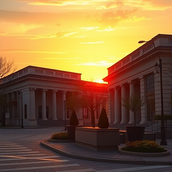 Goldman Sachs Group Inc.: Herausforderung im ersten Quartal 2024 für den US-AktienmarktPhoto, wide shot, wide-angle lens,  Bank, sunset photo at golden hour, photo by Art Wolfe: https://img.theapi.app/temp/3aa597ca-f944-4a9b-bf8d-3071f3b5a5c9.png