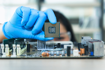 Better Chip Stock to Buy: Micron or Taiwan Semiconductor?: https://g.foolcdn.com/editorial/images/857617/hand-holding-small-computer-chip.jpg