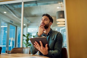 This "Magnificent Seven" Stock May Have Become the Most Underrated Artificial Intelligence (AI) Investment to Own Right Now: https://g.foolcdn.com/editorial/images/861780/person-thinking-while-using-a-tablet.jpg